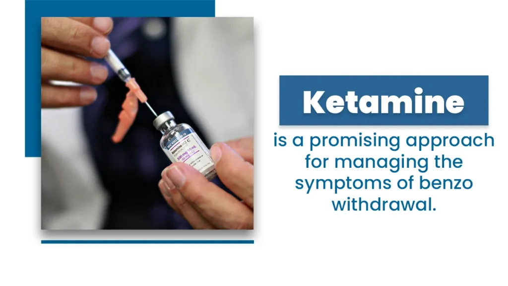 Ketamine as an adjunct therapy for benzodiazepine withdrawal: A promising approach for managing symptoms.

