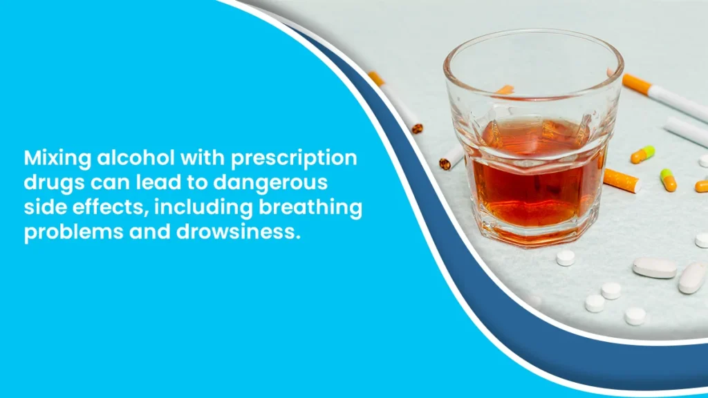 Mixing alcohol and prescription drugs can lead to health risks, including dangerous interactions and severe effects on your well-being.